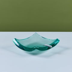 Cenicero de cristal postmoderno Stephen Schlanser