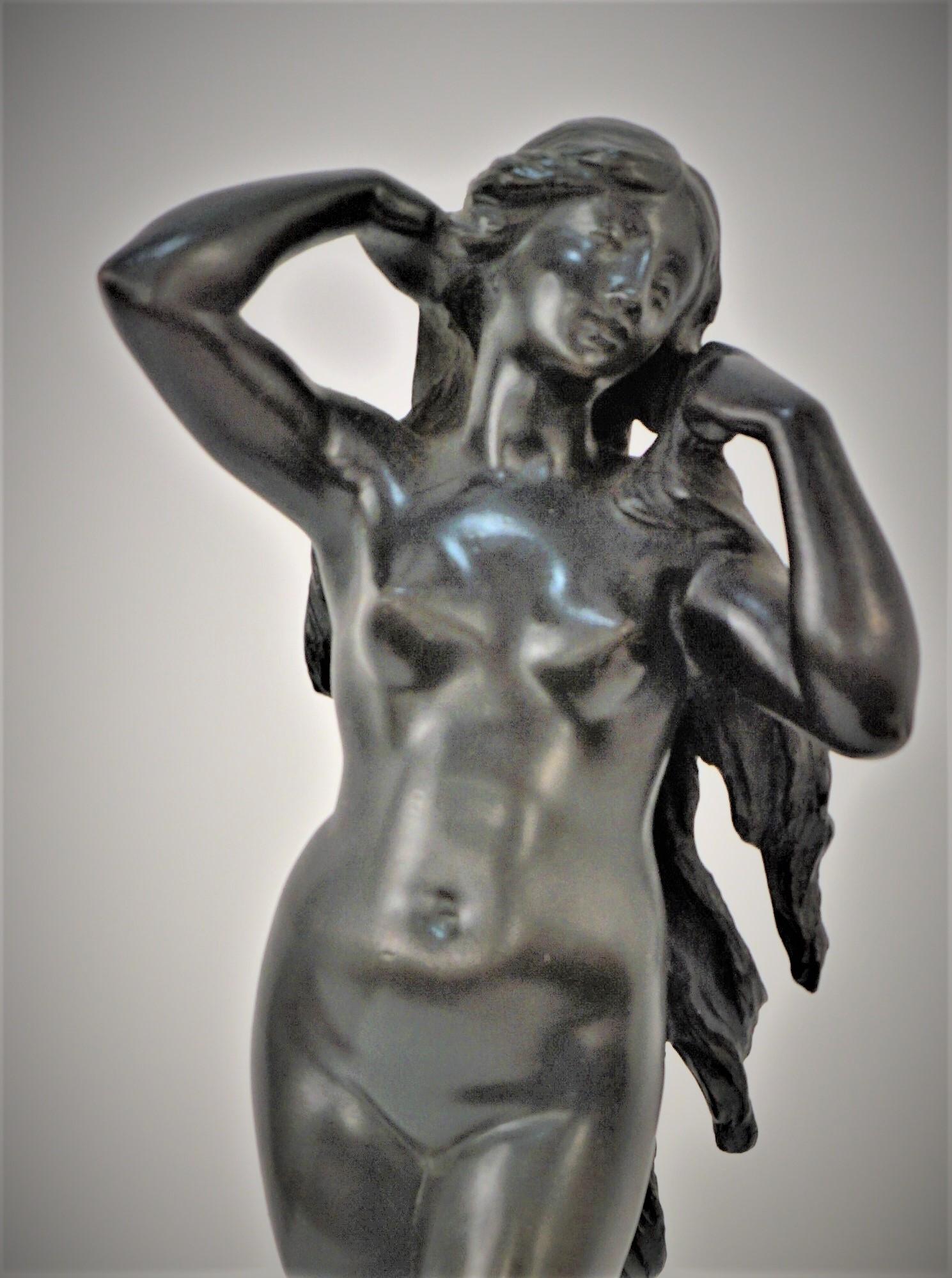 Stephen Schwartz Austrian Art Nouveau Bronze Sculpture (1851-1924) For Sale 1