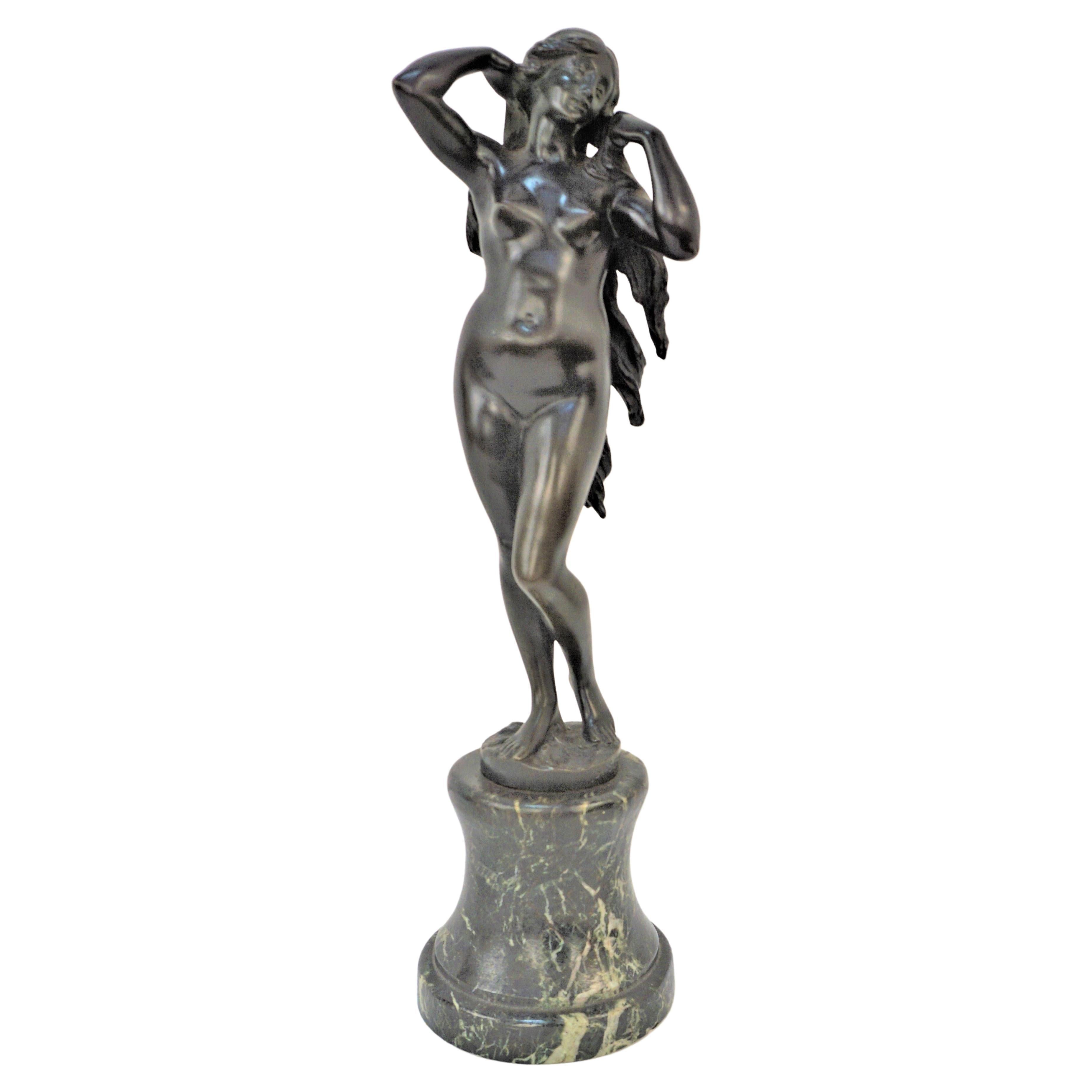 Sculpture en bronze Art nouveau autrichienne de Stephen Schwartz (1851-1924)