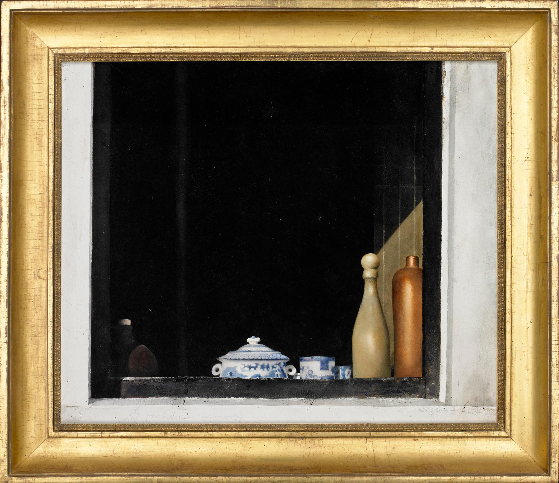 Il davanzale della finestra - Painting di Stephen Scott Young