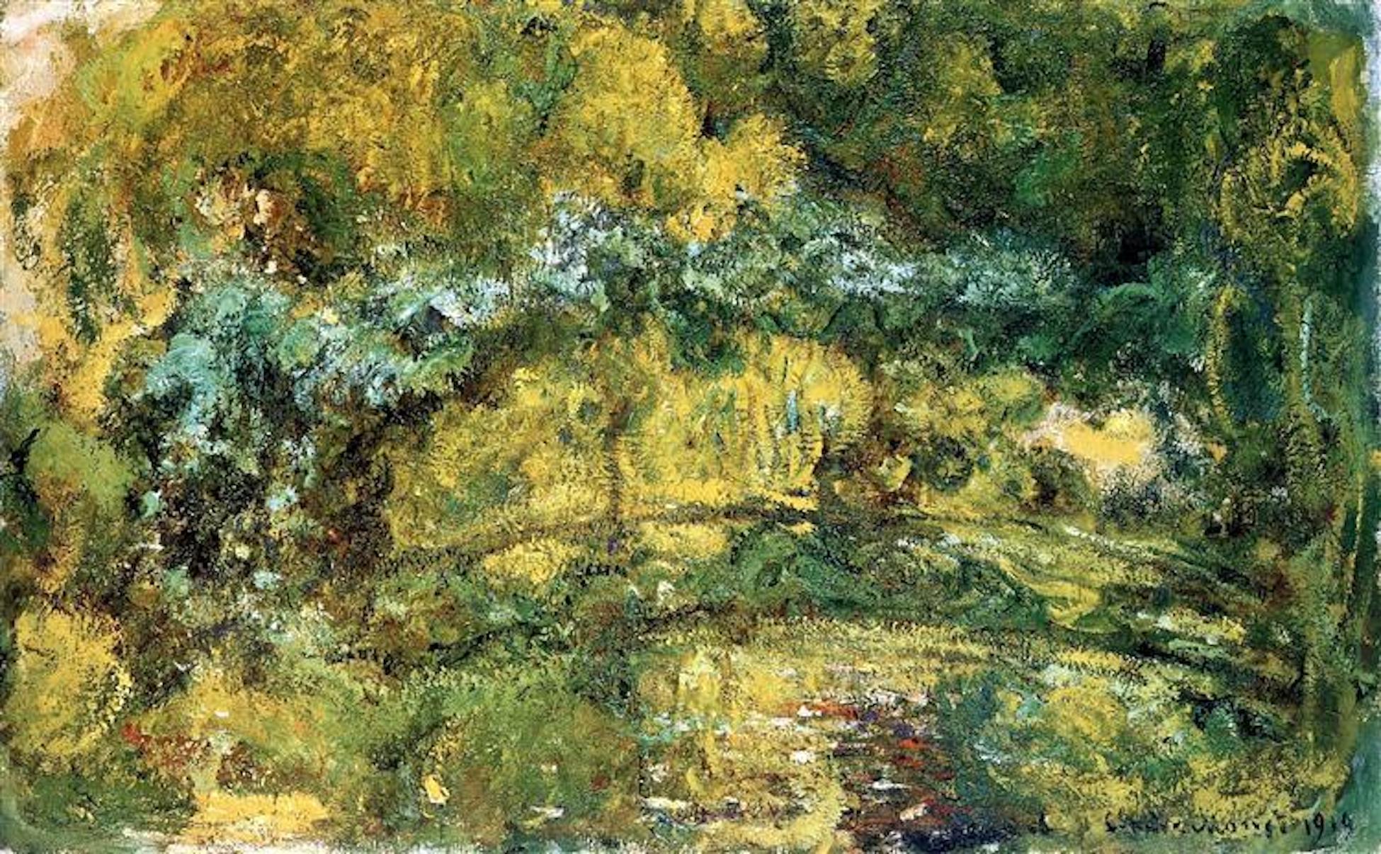 Color Photo Monet's Gardens, Giverny, Japanese Bridge Waterlillies Stephen Shore 1