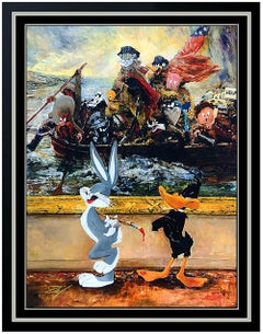 Stephen Shortridge Giclee on Canvas Signed Veritas Bugs Bunny Actor