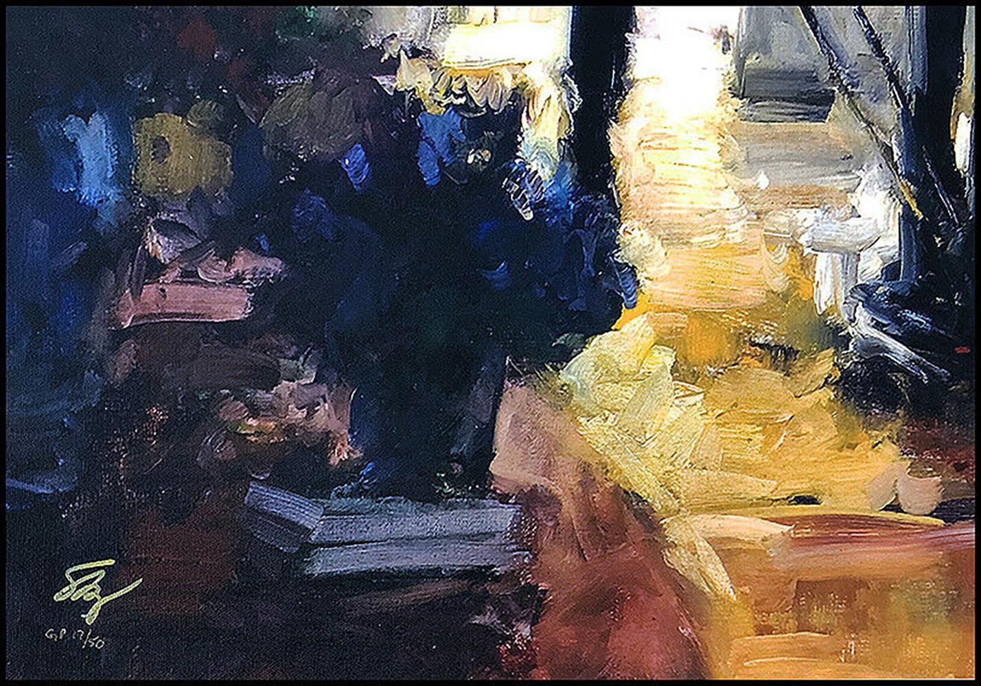 Stephen Shortridge Large Giclee on Canvas Signed Piano Artwork For Sale 3