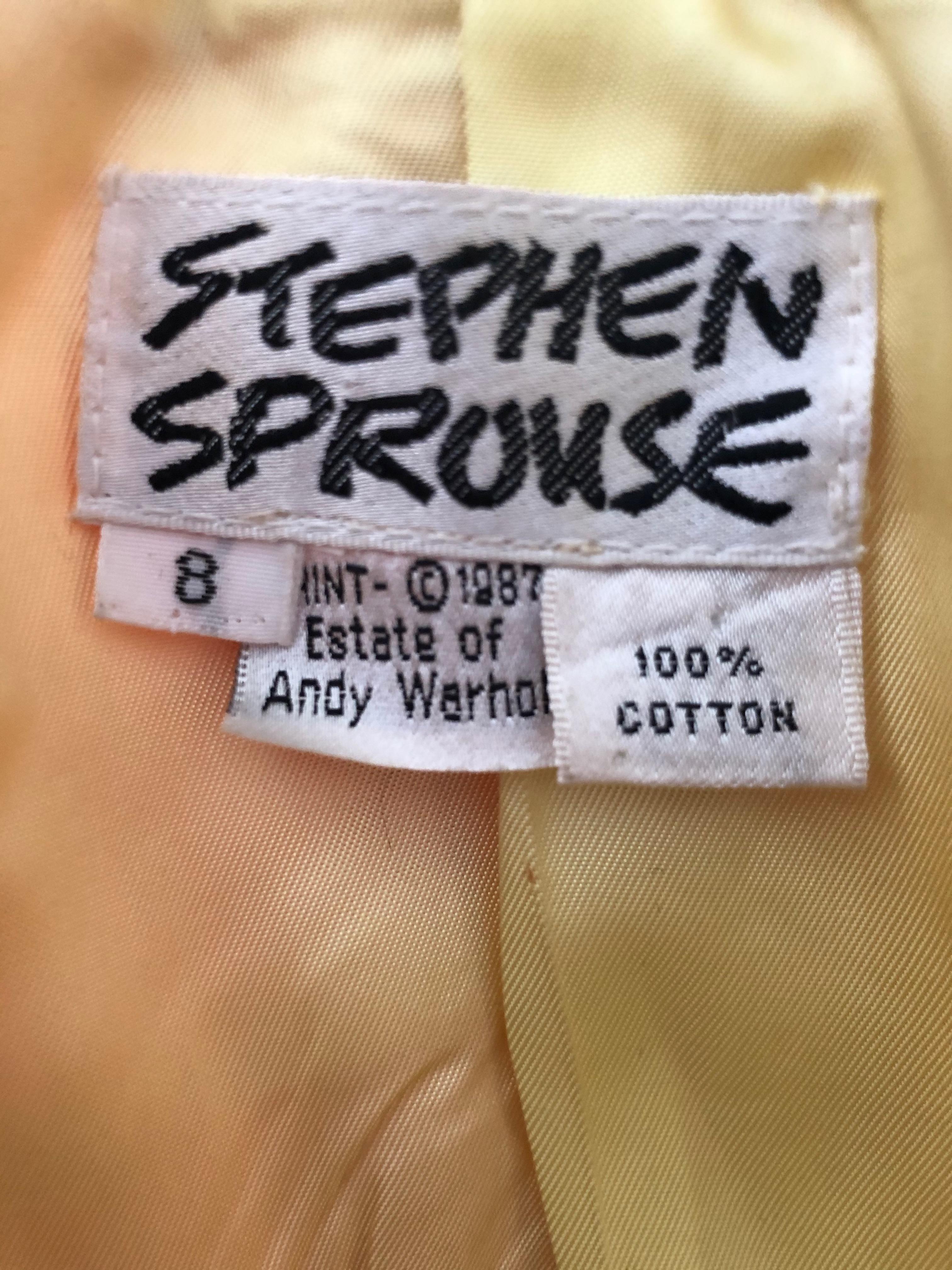 stephen sprouse jacket