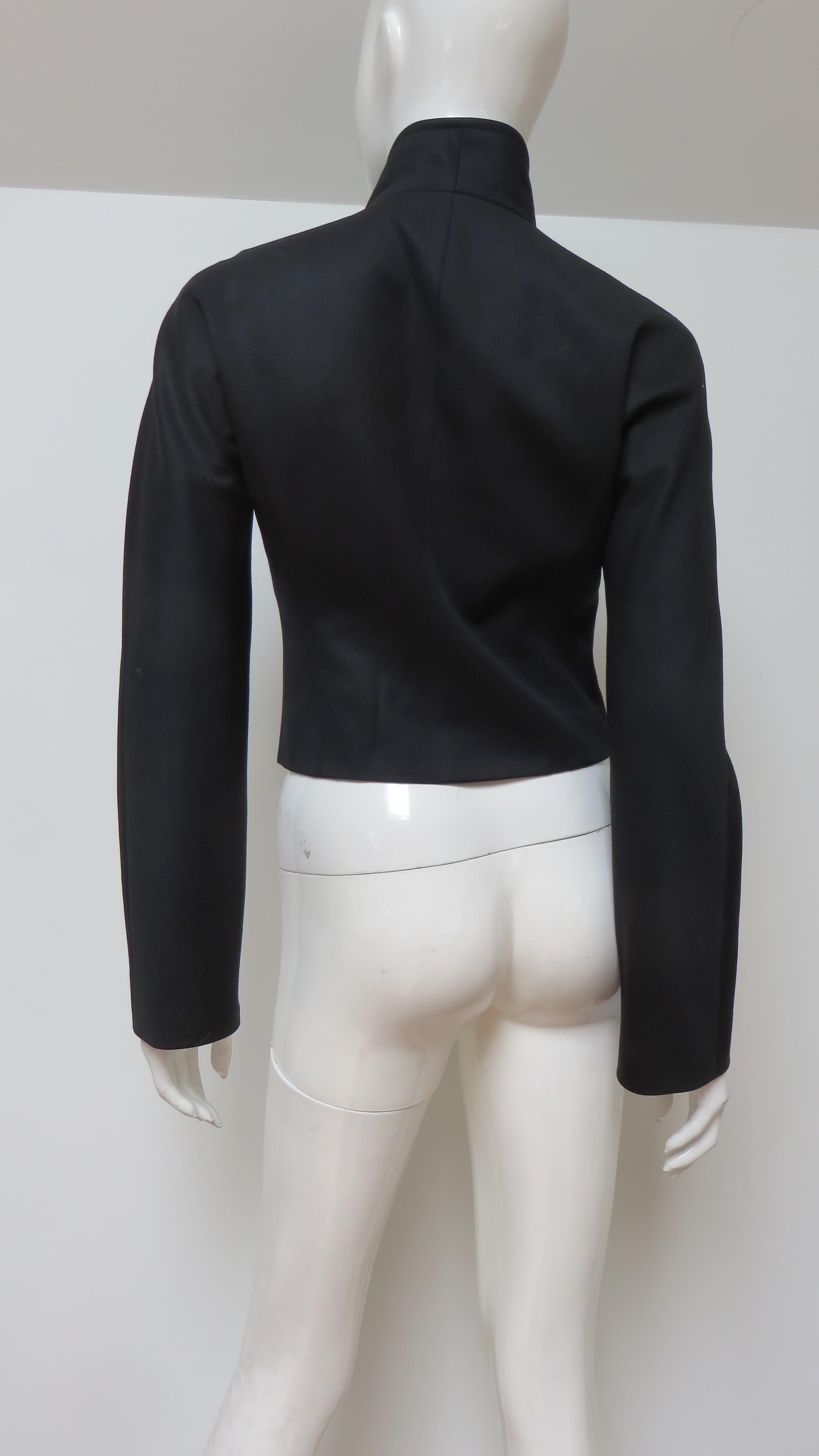Stephen Sprouse Jacke mit abwechselnden Tabs 1990er Jahre im Angebot 5