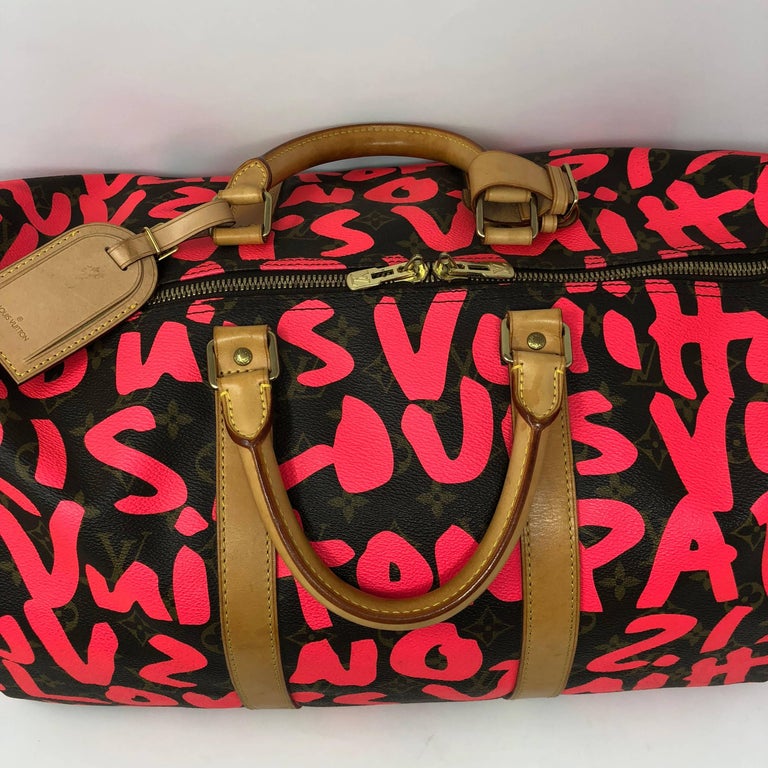 Limited Edition Louis Vuitton x Stephen Sprouse Graffiti Keepall 50 Tr –  Fancy Lux