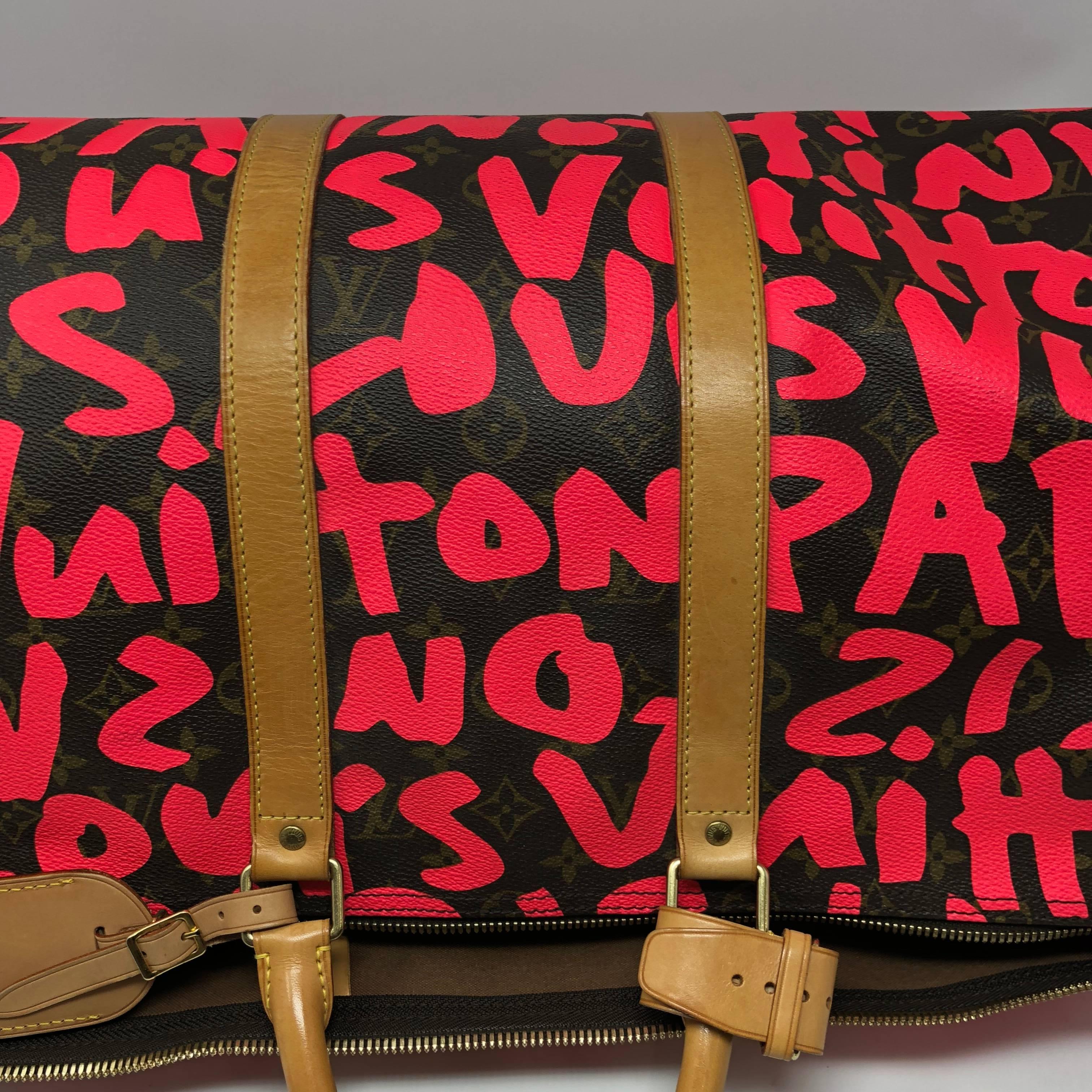 Stephen Sprouse Graffiti Louis Vuitton Keepall 50 7