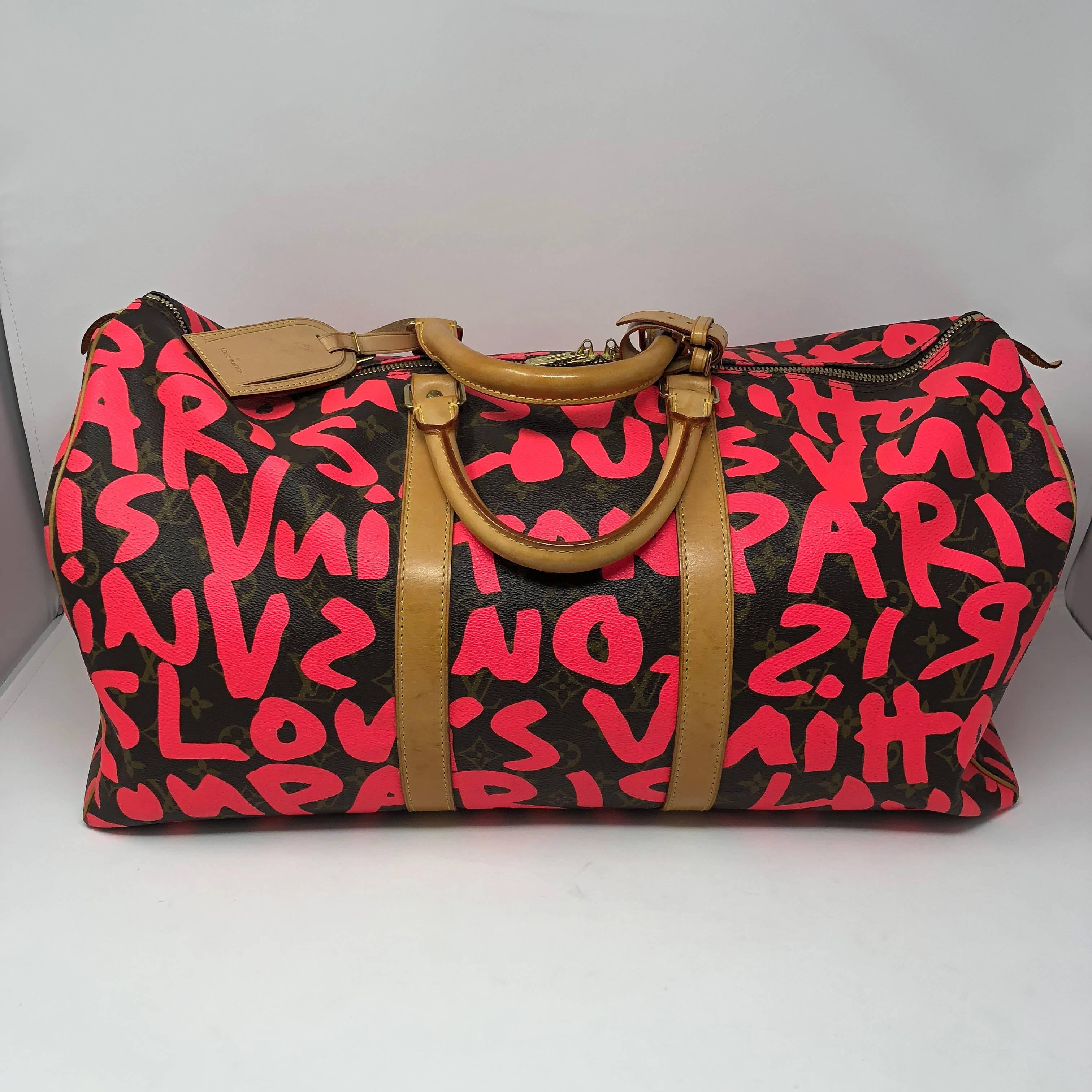 Stephen Sprouse Graffiti Louis Vuitton Keepall 50 1