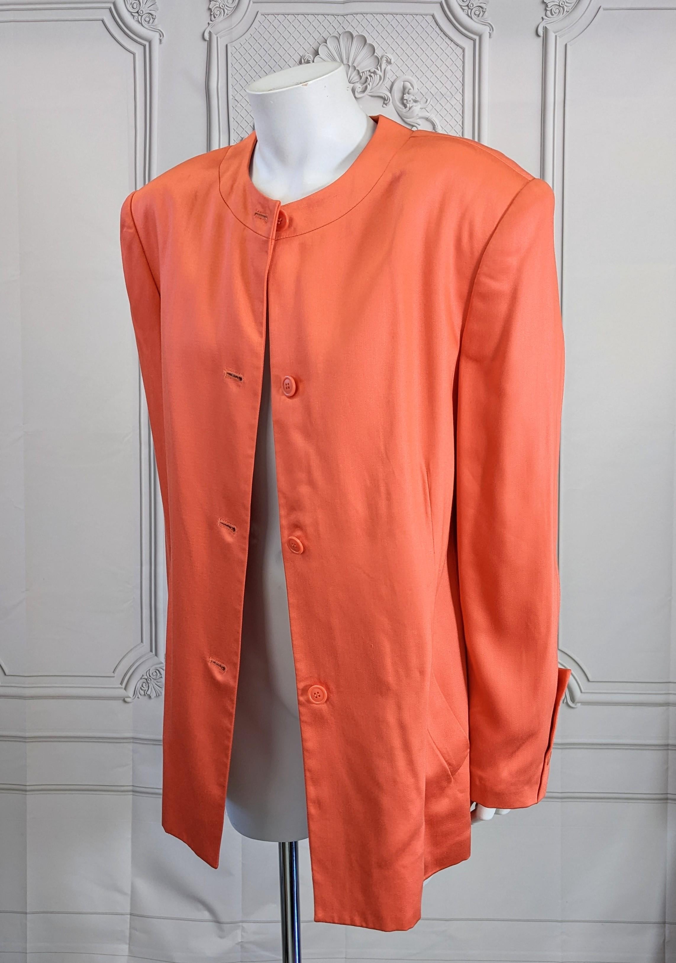 Women's Stephen Sprouse Orange Twill Jacket For Sale