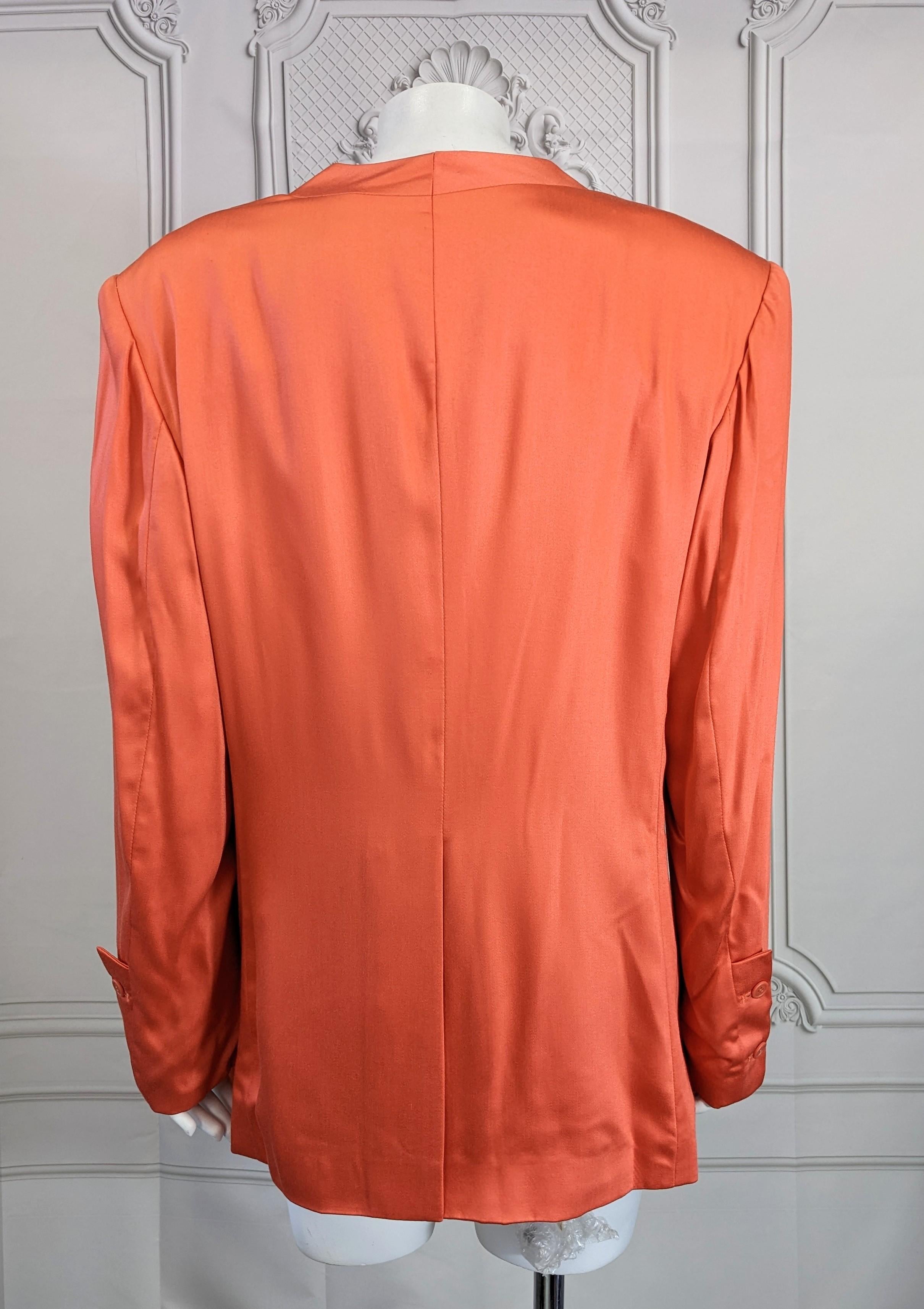 Stephen Sprouse Orange Twill Jacket For Sale 2