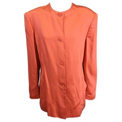 Chaqueta de sarga naranja Stephen Sprouse