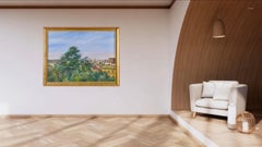 Stephen W. Kuzma Contemporary Signed Landscape of Rome Painting