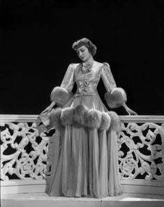 Vintage Claudette Colbert: A Portrait of Elegance Fine Art Print