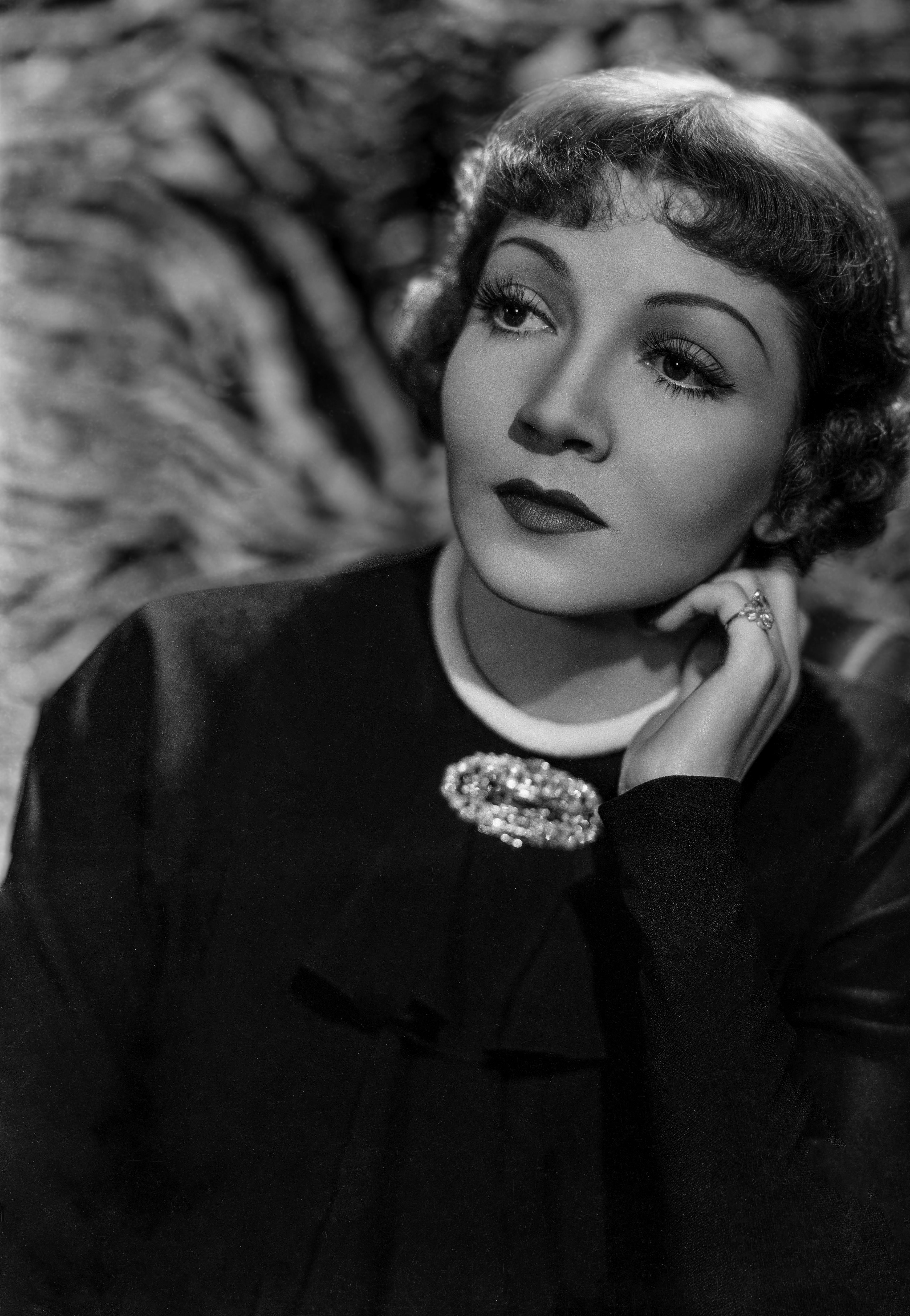 Stephen Walling Black and White Photograph - Claudette Colbert Deep in Thought Movie Star News Fine Art Print