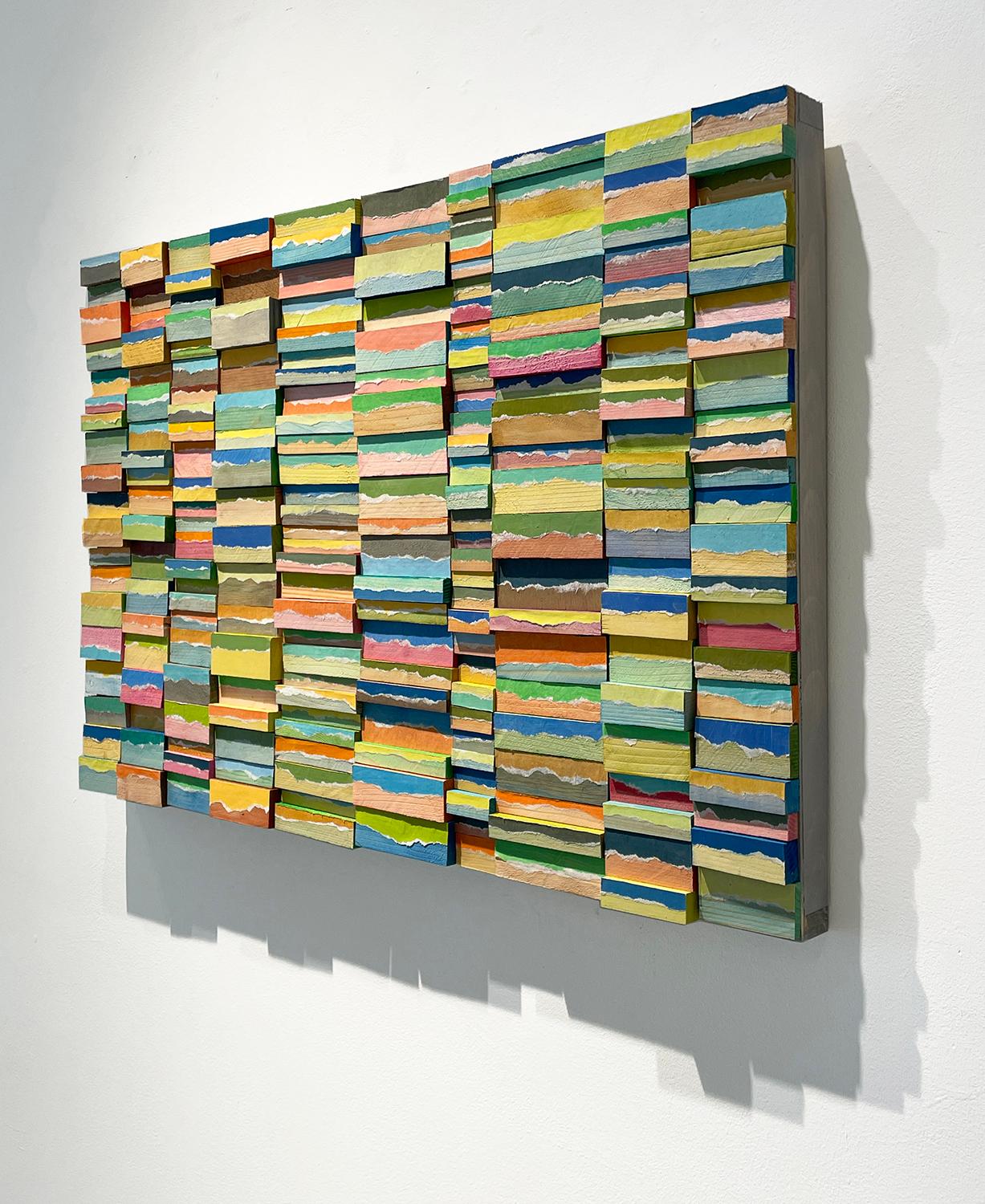 LET 'ER RIP! (Vibrantly Colorful Wall Sculpture by Stephen Walling) For Sale 3
