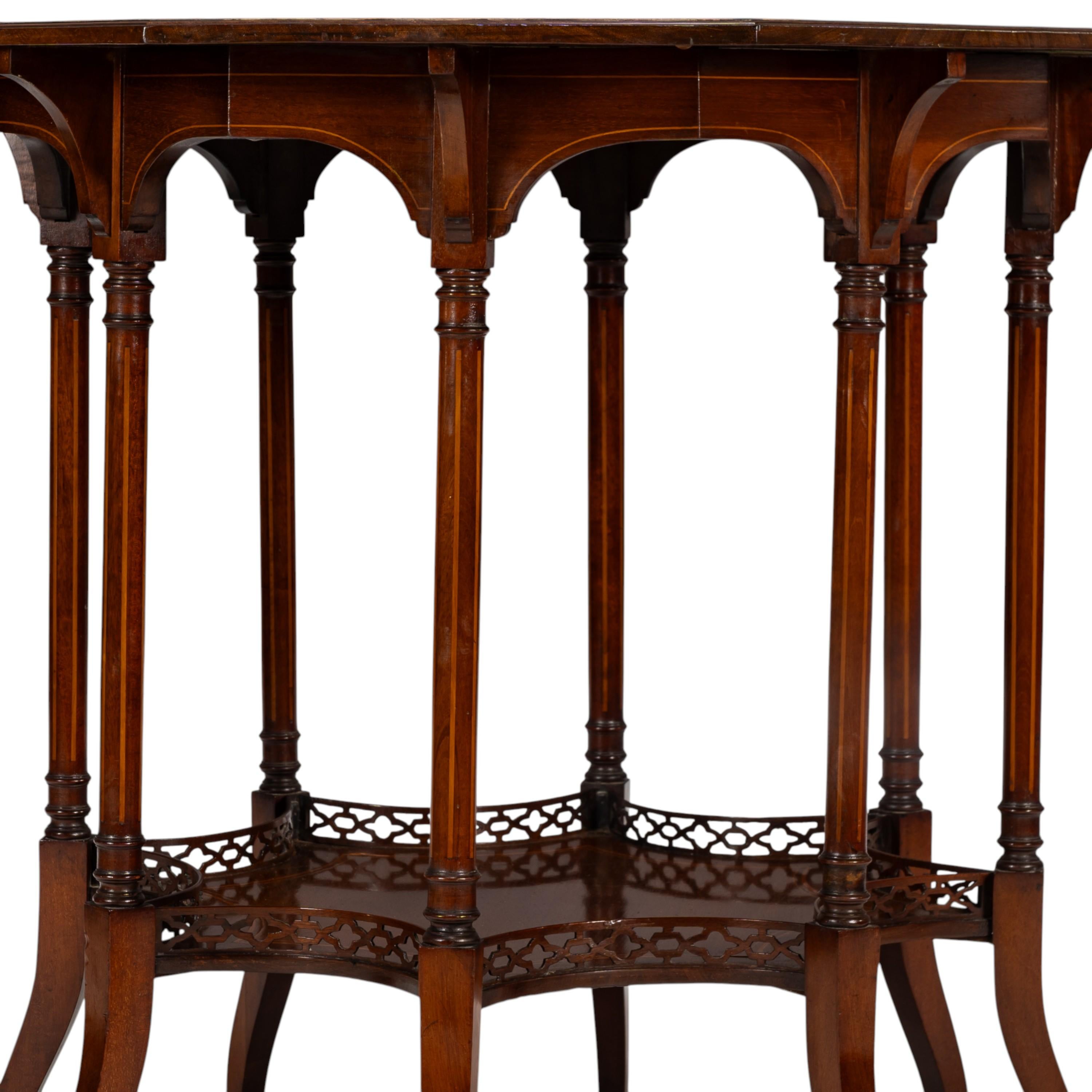 Stephens Webb, di Collinson & Lock. Tavolo da centro ottagonale Aesthetic Movement in vendita 3