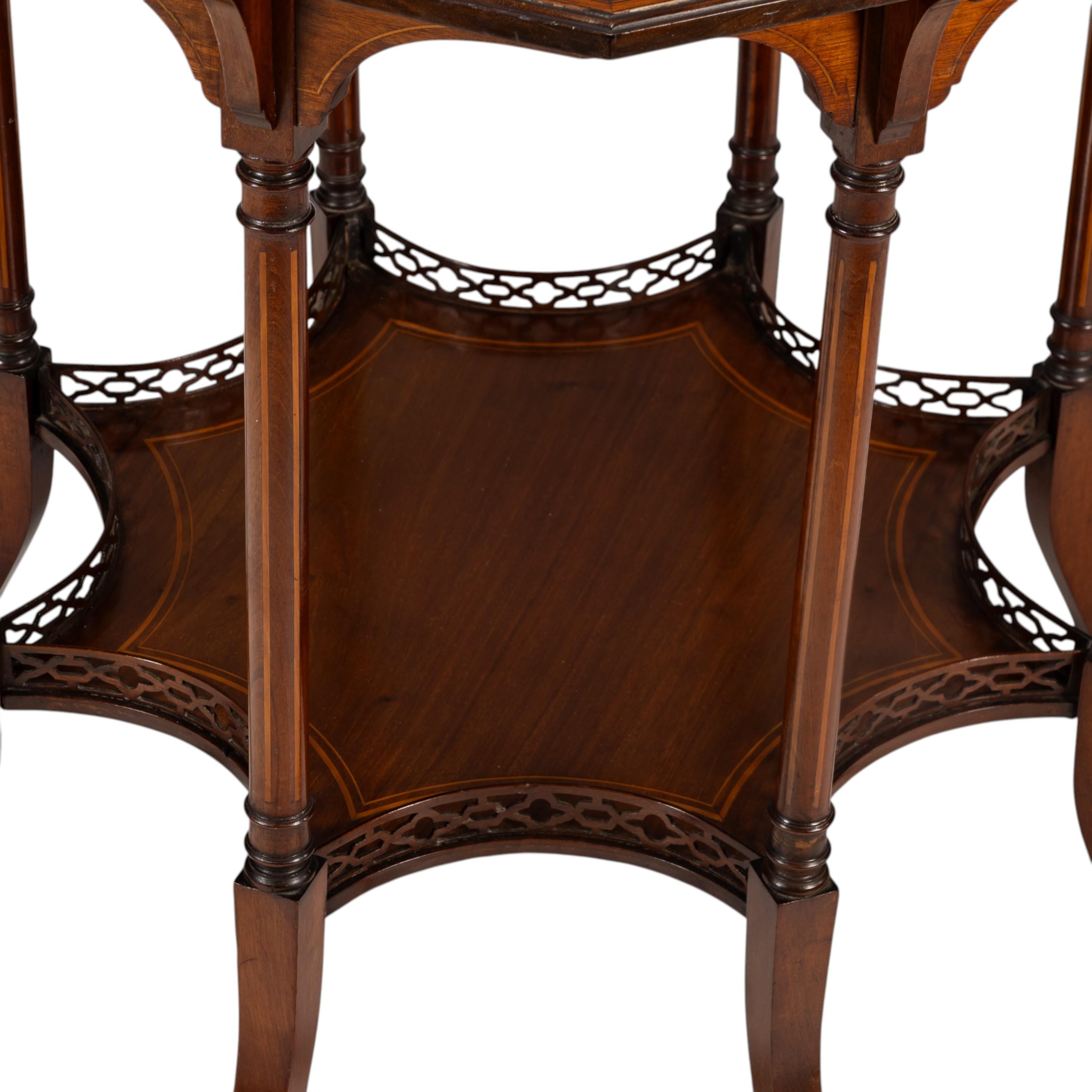 Stephens Webb, di Collinson & Lock. Tavolo da centro ottagonale Aesthetic Movement in vendita 10