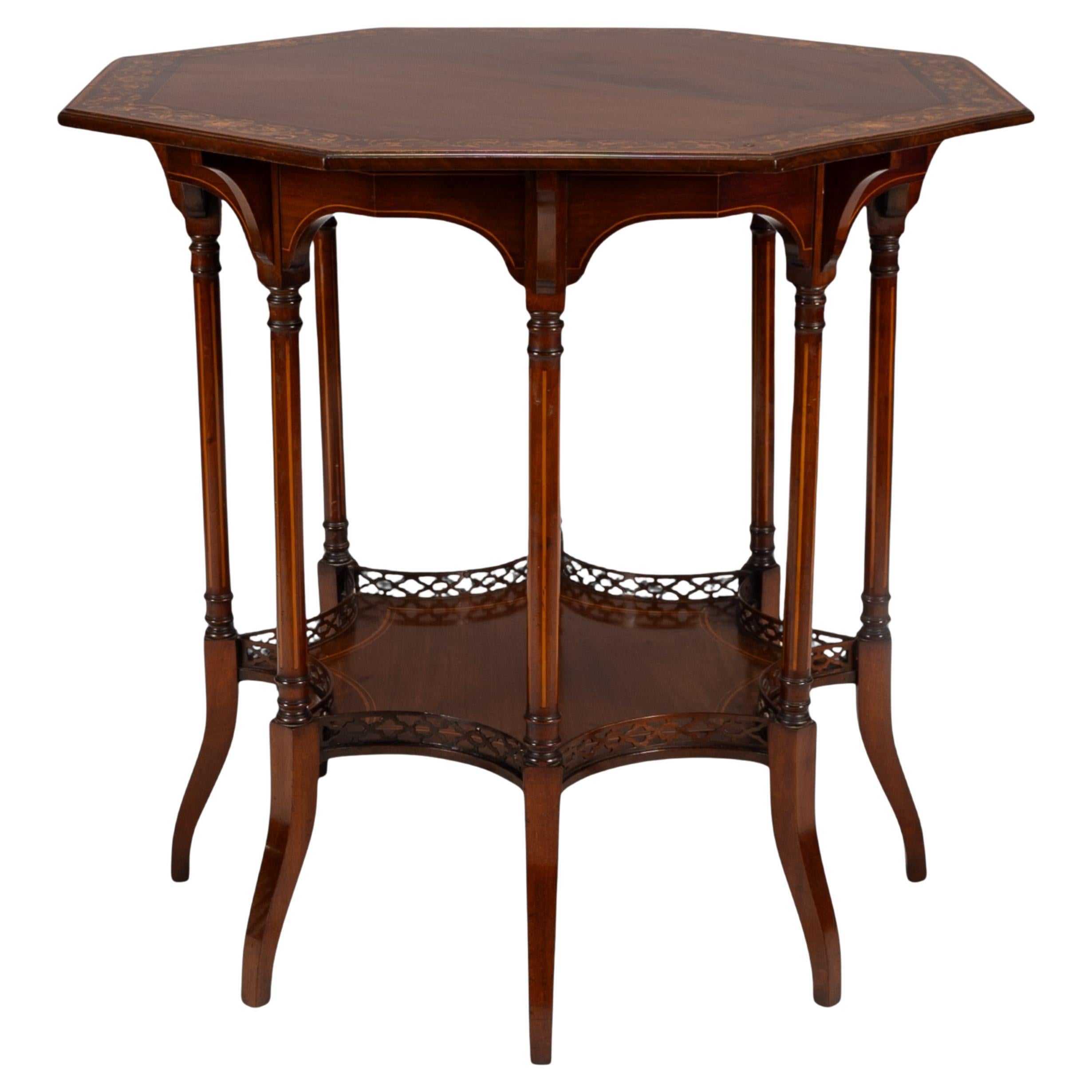 Stephens Webb, di Collinson & Lock. Tavolo da centro ottagonale Aesthetic Movement in vendita