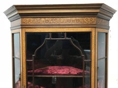 Stephen Webb for Collinson & Lock, a Renaissance Revival Inlaid Corner Cabinet