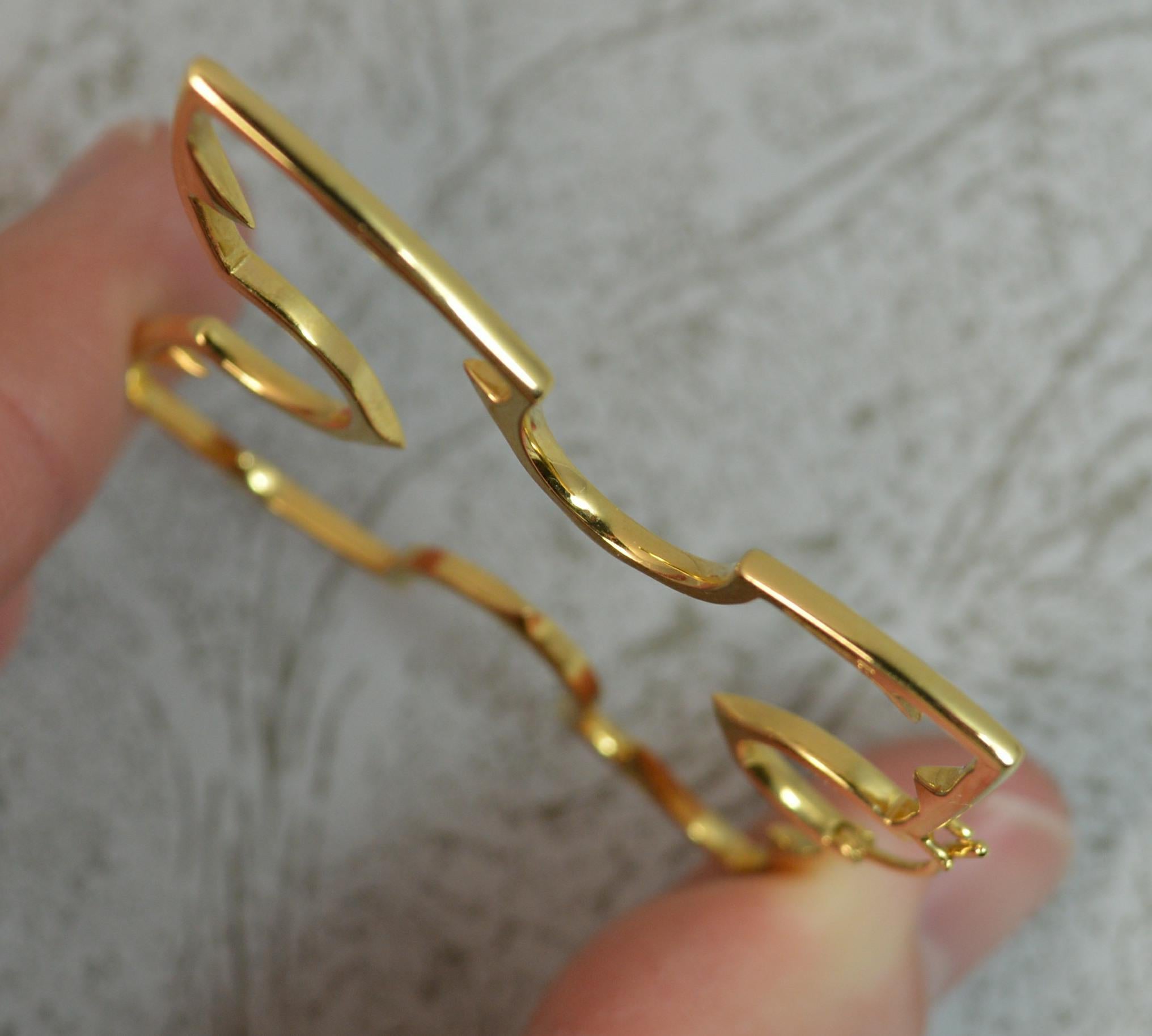 Women's Stephen Webster 18 Carat Gold Thorn Large Hoop Earrings