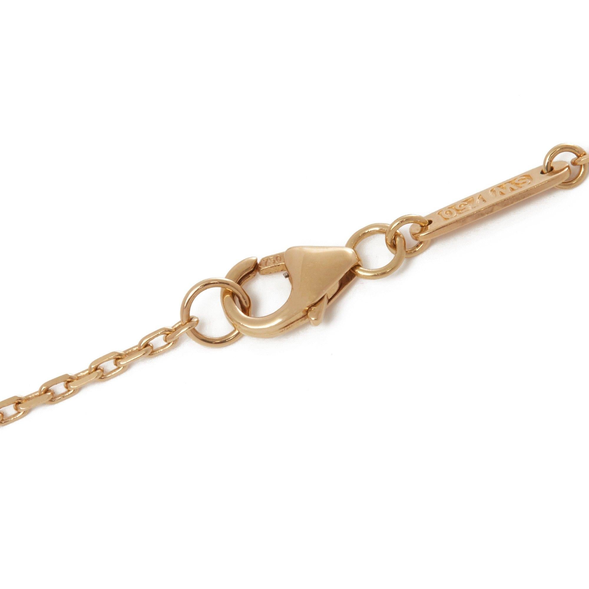 Contemporary Stephen Webster 18ct Yellow Gold Crystal Haze Gold Struck Green Agate Pendant