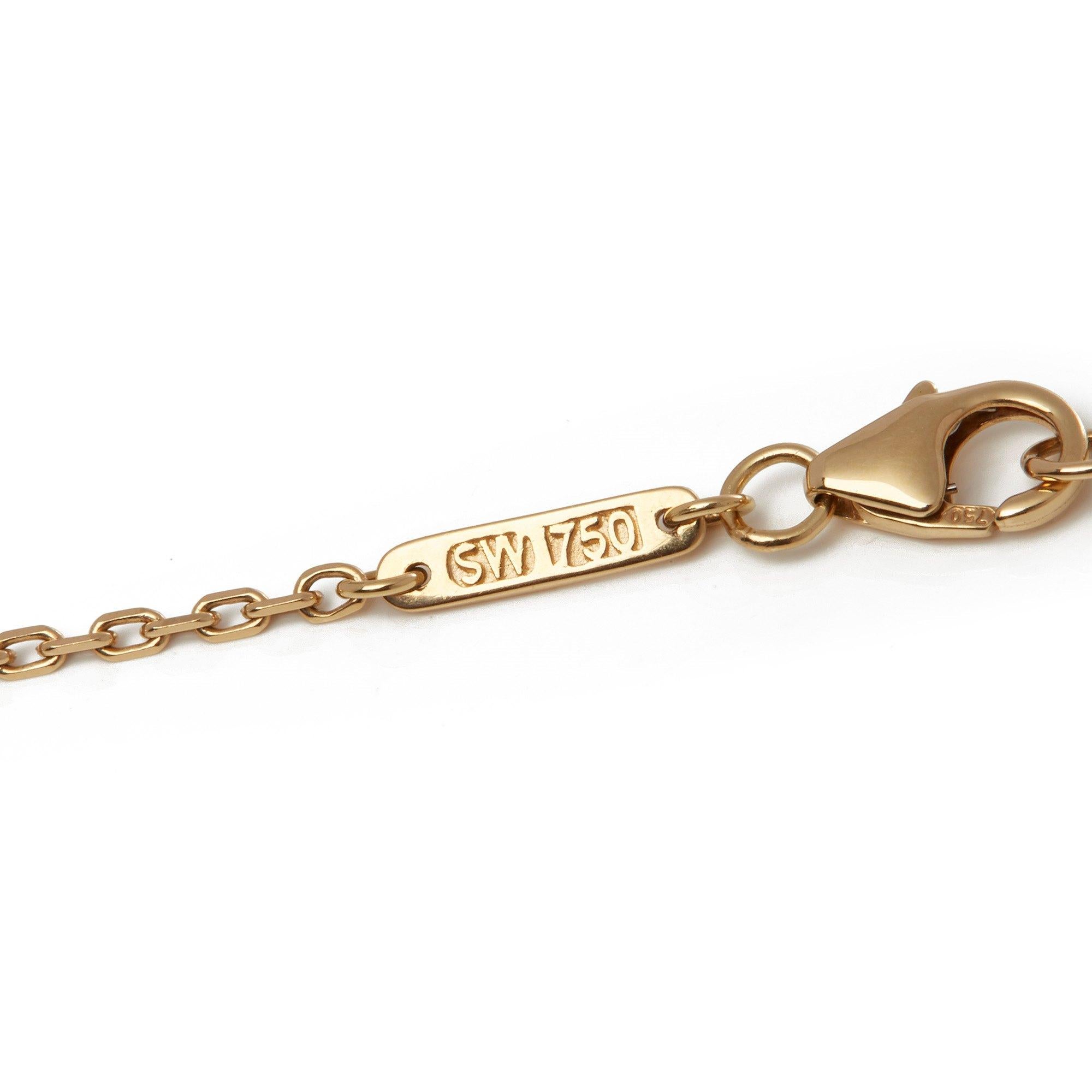 Women's Stephen Webster 18ct Yellow Gold Crystal Haze Gold Struck Green Agate Pendant