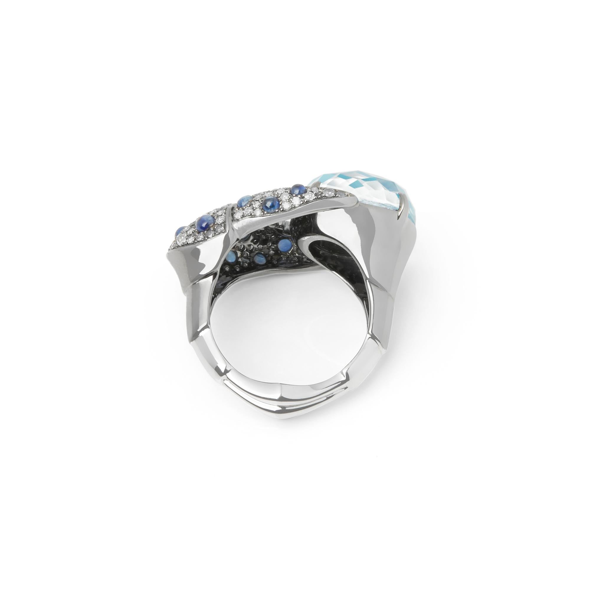 turquoise and sapphire ring