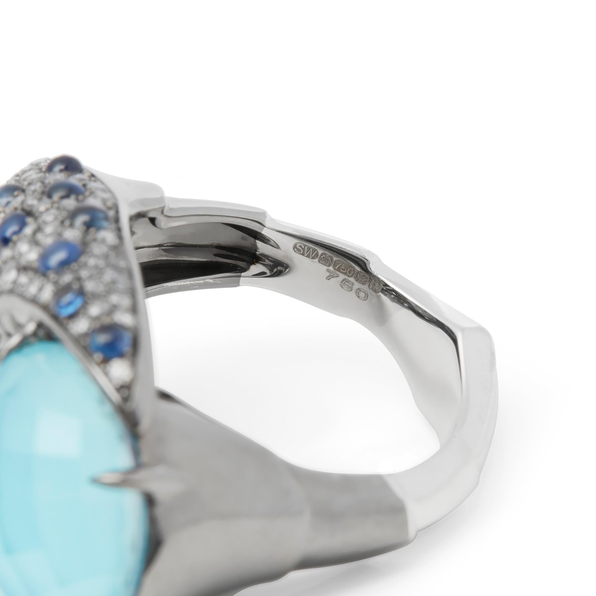 turquoise sapphire ring