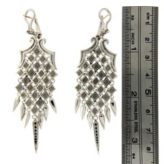 Stephen Webster 925 Silber 14 Karat Gold Post Saphire Superstud Ohrringe