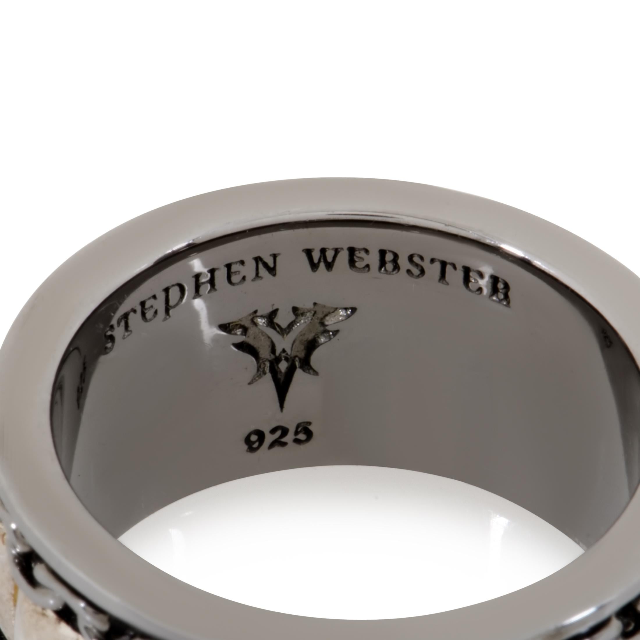 Men's Stephen Webster Alchemy in the UK Men’s Gold Tone Silver Chain Band Ring