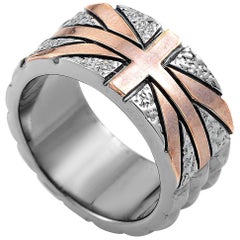 Stephen Webster Alchemy in the UK Sterling Silver Studded Union Jack Ring