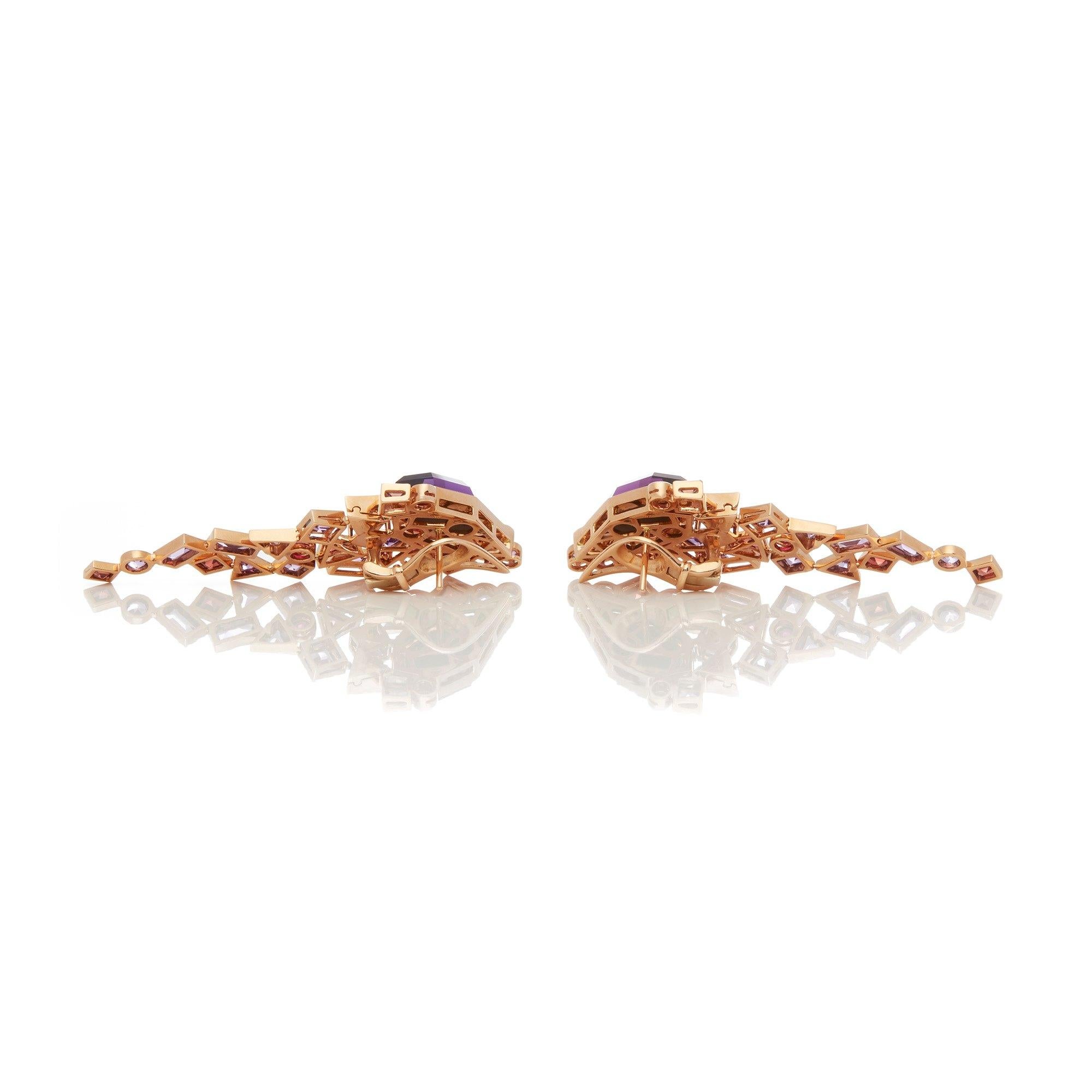 Stephen Webster Amethyst Crystal Haze Gold Struck 18ct Rose Gold Earrings

Product Details
Xupes Ref: COMJ405
Brand: Stephen Webster
Model: Crystal Haze Earrings
Type: Earrings
RRP: £9,700
Material(s): 18ct Rose Gold
Gemstone: Amethyst
Secondary