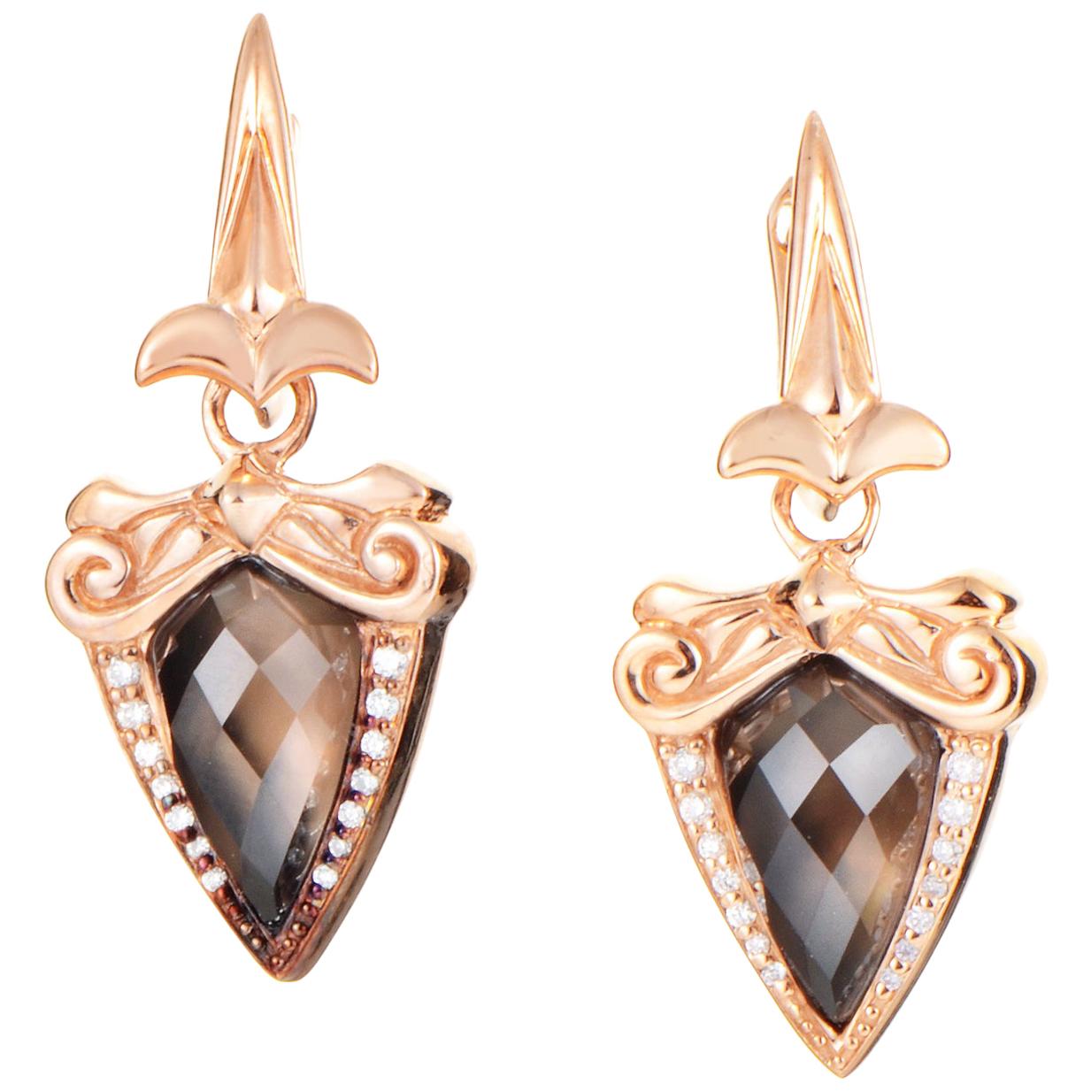 Stephen Webster Baroque Superstud Gold Plated Silver Diamond & Gemstone Earrings