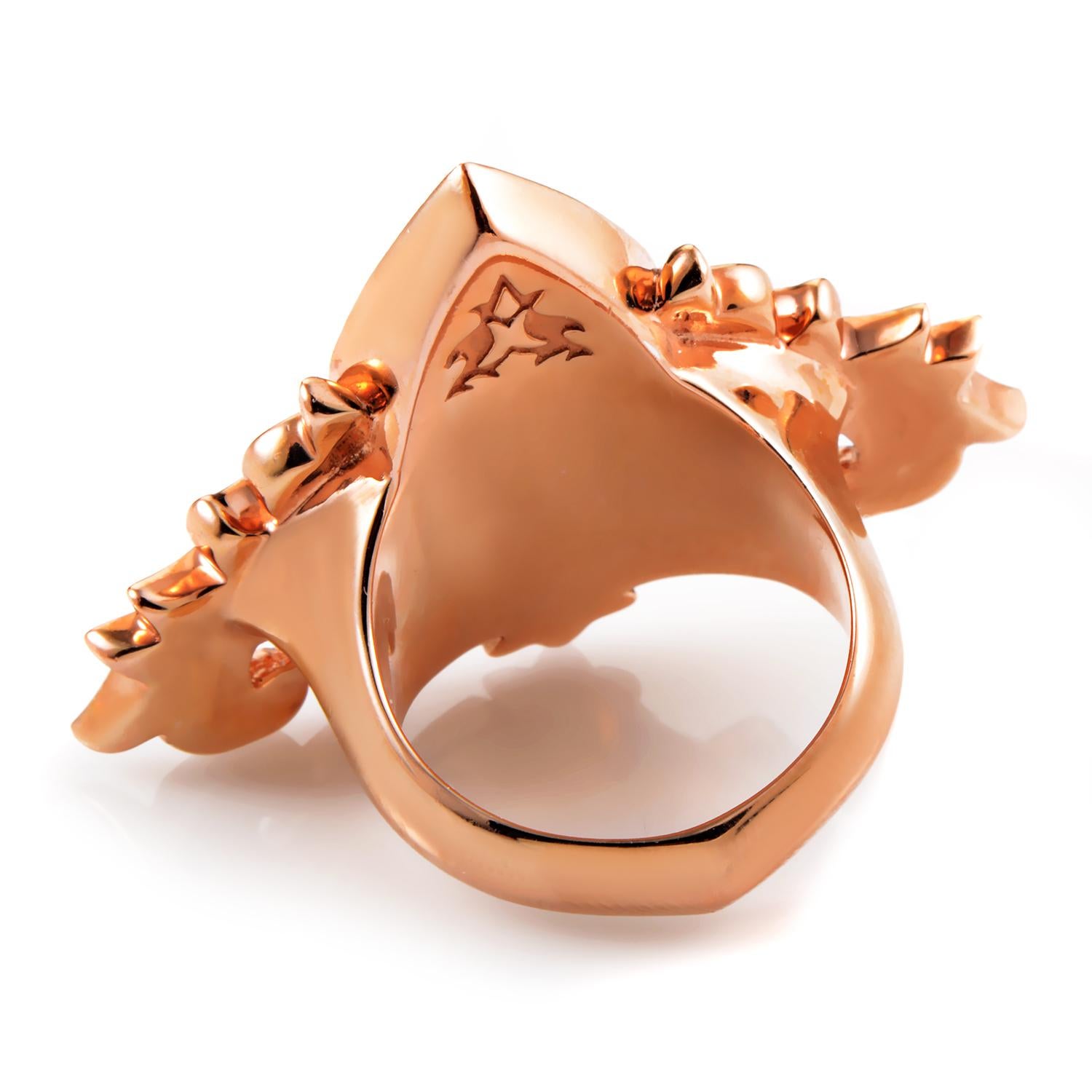Women's Stephen Webster Baroque Superstud Rose Gold-Plated Sterling Silver Gemstone Ring