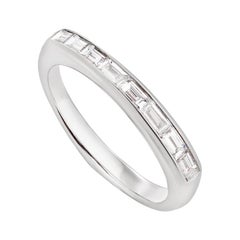 Stephen Stephen Webster CH2 Weiße Diamanten und 18 Karat Weißgold Baguetteschliff Stack Ring