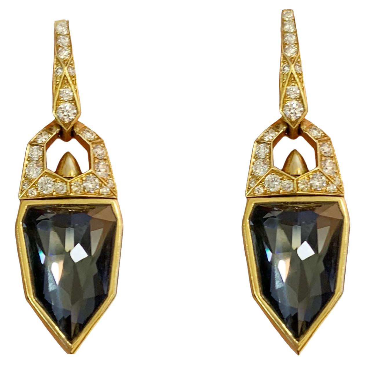 Stephen Webster Convertible Earrings with Diamonds For Sale