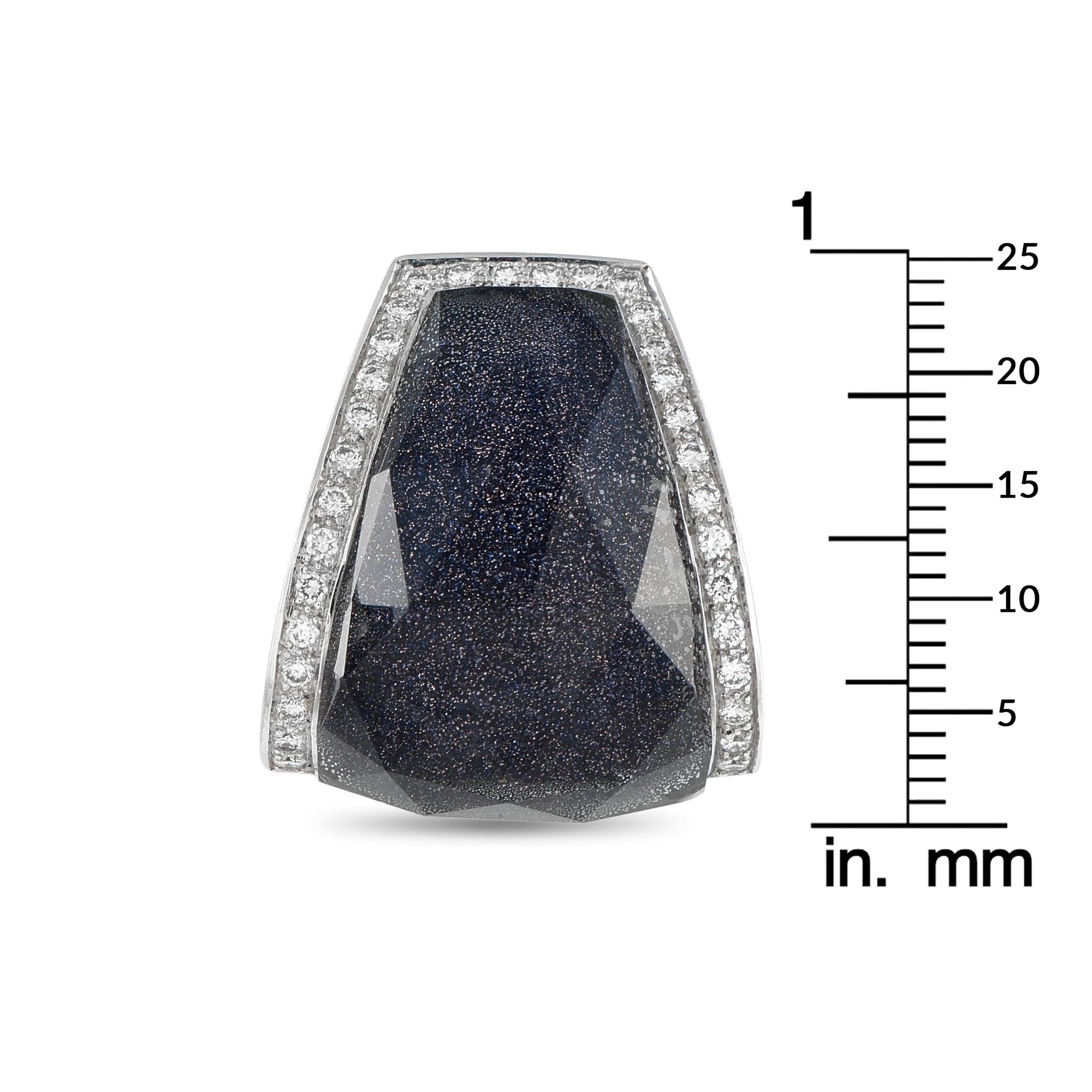 Stephen Webster Orecchini Crystal Haze in oro bianco 18 carati con 1,0ct di diamanti In condizioni ottime in vendita a Southampton, PA