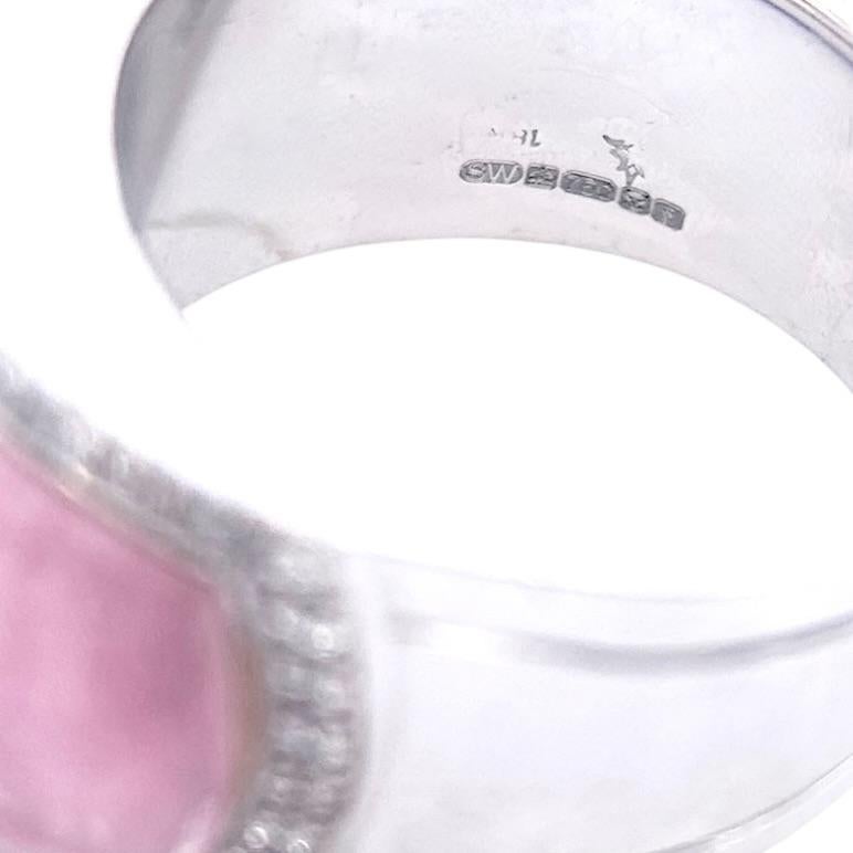 Stephen Webster Bague en or blanc 18 carats avec diamants Crystal Haze Pour femmes en vente