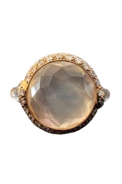 Stephen Webster Crystal Haze Bullet  Diamonds Yellow Gold Ring