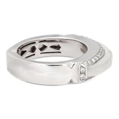 Stephen Webster Crystal Haze Diamond Band Ring 18K White Gold Size 7.25