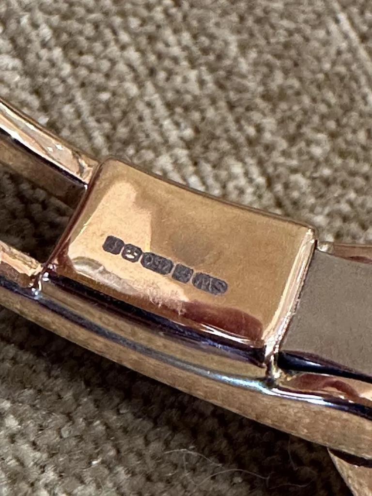Women's or Men's Stephen Webster Crystal Haze & Diamond Cuff Bracelet 18K Rose Gold For Sale