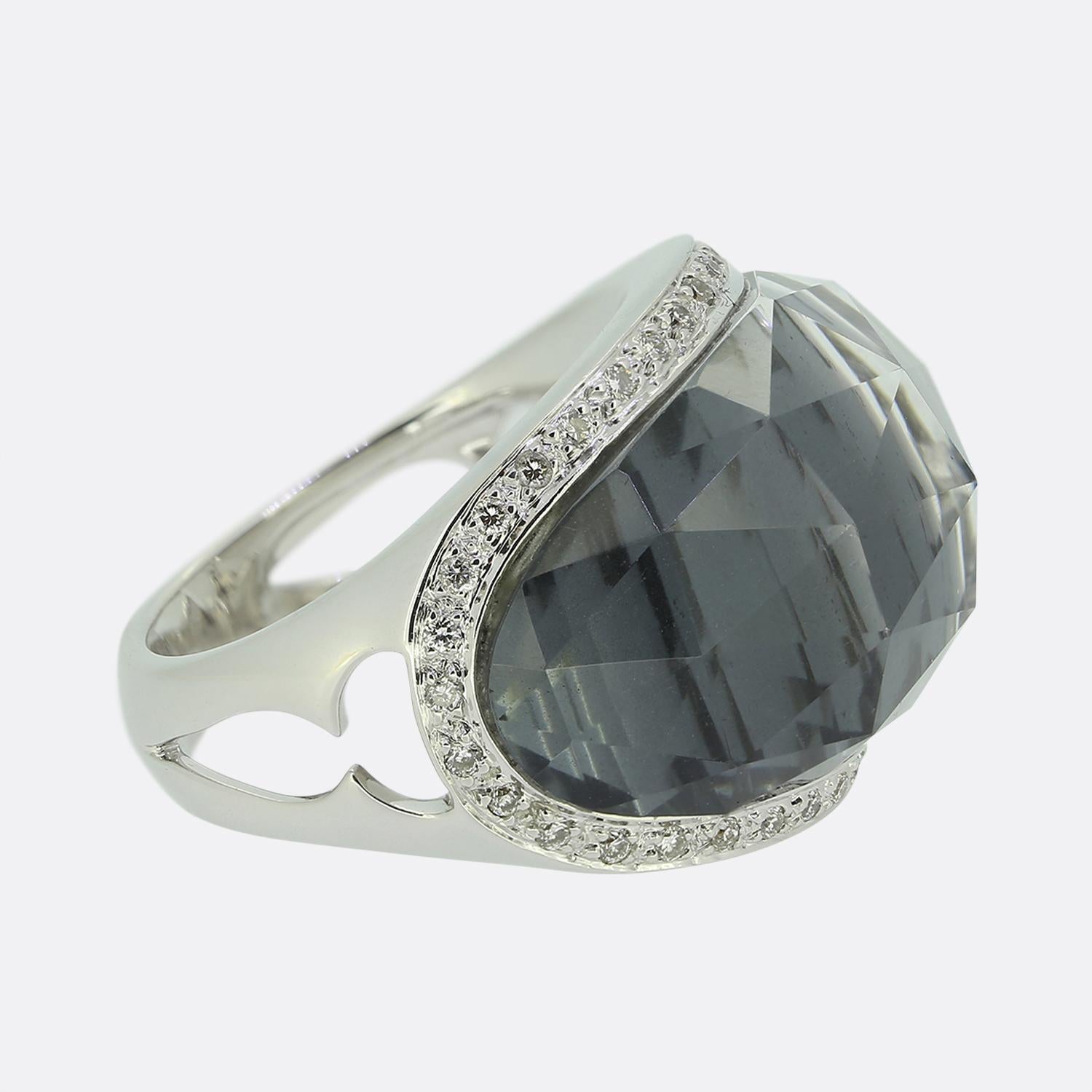 Briolette Cut Stephen Webster Crystal Haze Ring