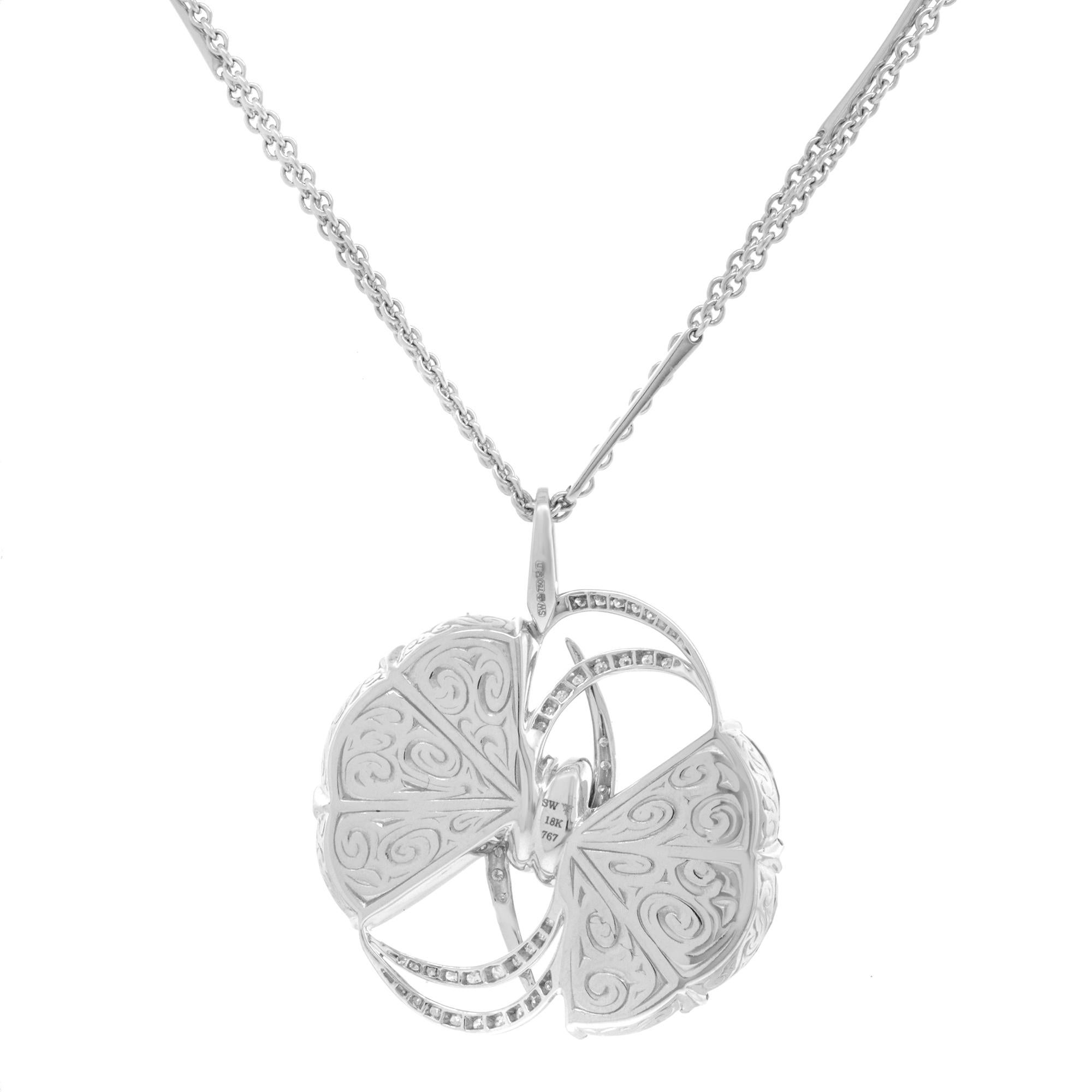 A remarkable constellation of gems and diamonds in this original Forget Me Knot design from Stephen Webster. It features a double chain with connection bars. Necklace length: 18 inches, can be worn alone or beautified with a signature pendant.