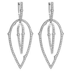 Stephen Webster, Diamant-Ohrringe „Stem 3D“ mit Creolen