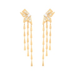 Stephen Webster Dynamite Cascade Yellow Gold and White Diamond '1.13ct' Earrings