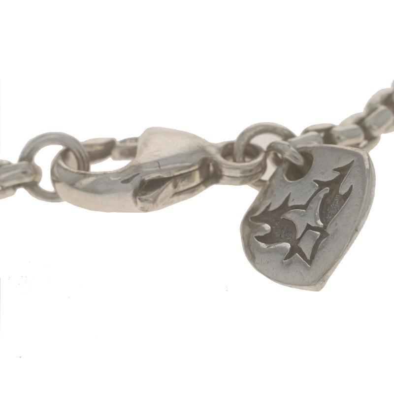 Stephen Webster Fighter Dog Tag Men's Pendant Necklace 20 1/2