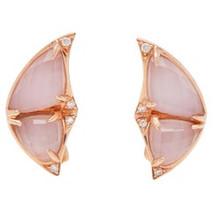 Stephen Webster Fly by Night 18ct Rose Gold Quartz Crystal Haze Earrings