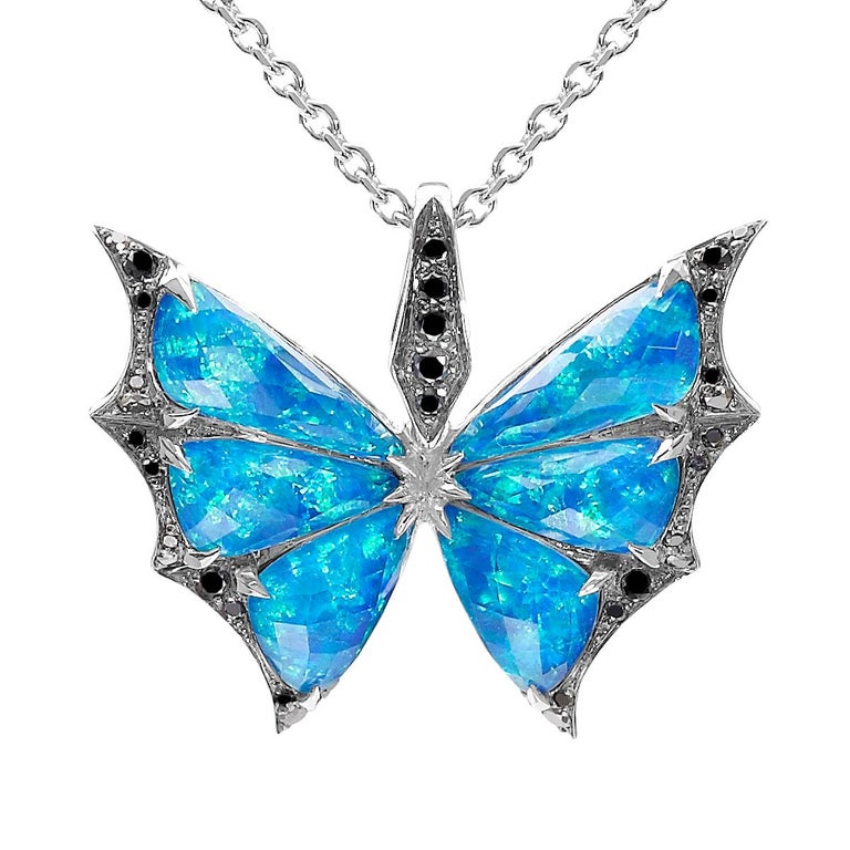 Stephen Webster Fly by Night Black Opalescent Crystal Haze and Diamond ...