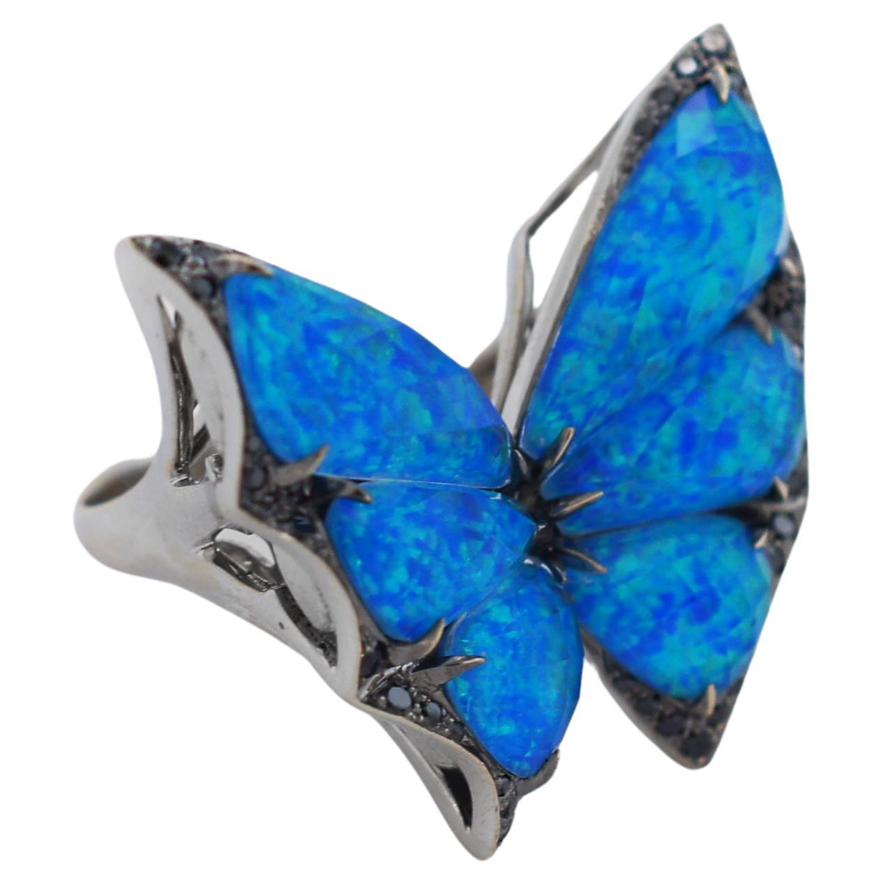 Stephen Webster FLY BY NIGHT Crystal Haze Large Cocktail Ring For Sale