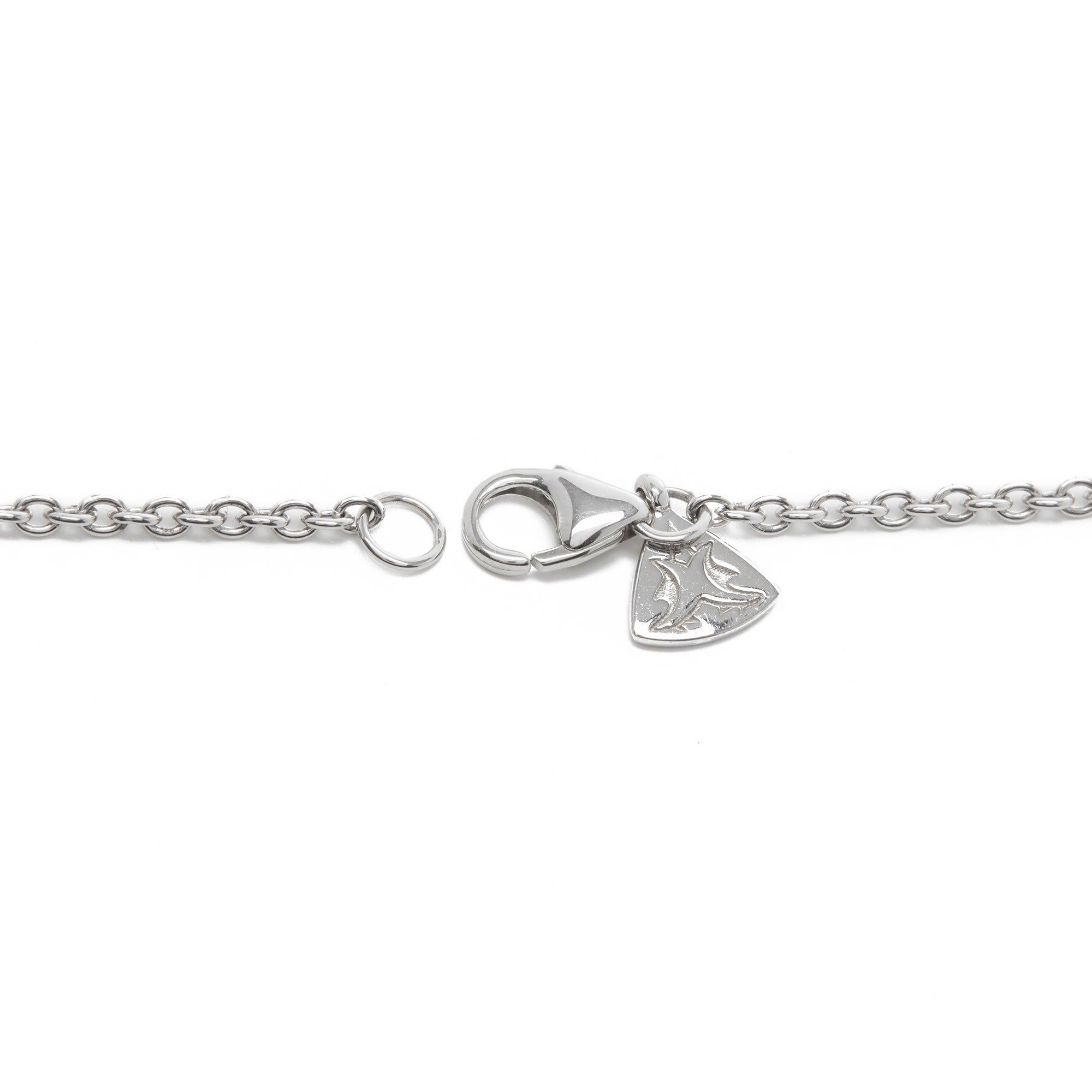 Stephen Webster Forget Me Not 18 Karat Gold Diamant und Grüner Achat Halskette Damen
